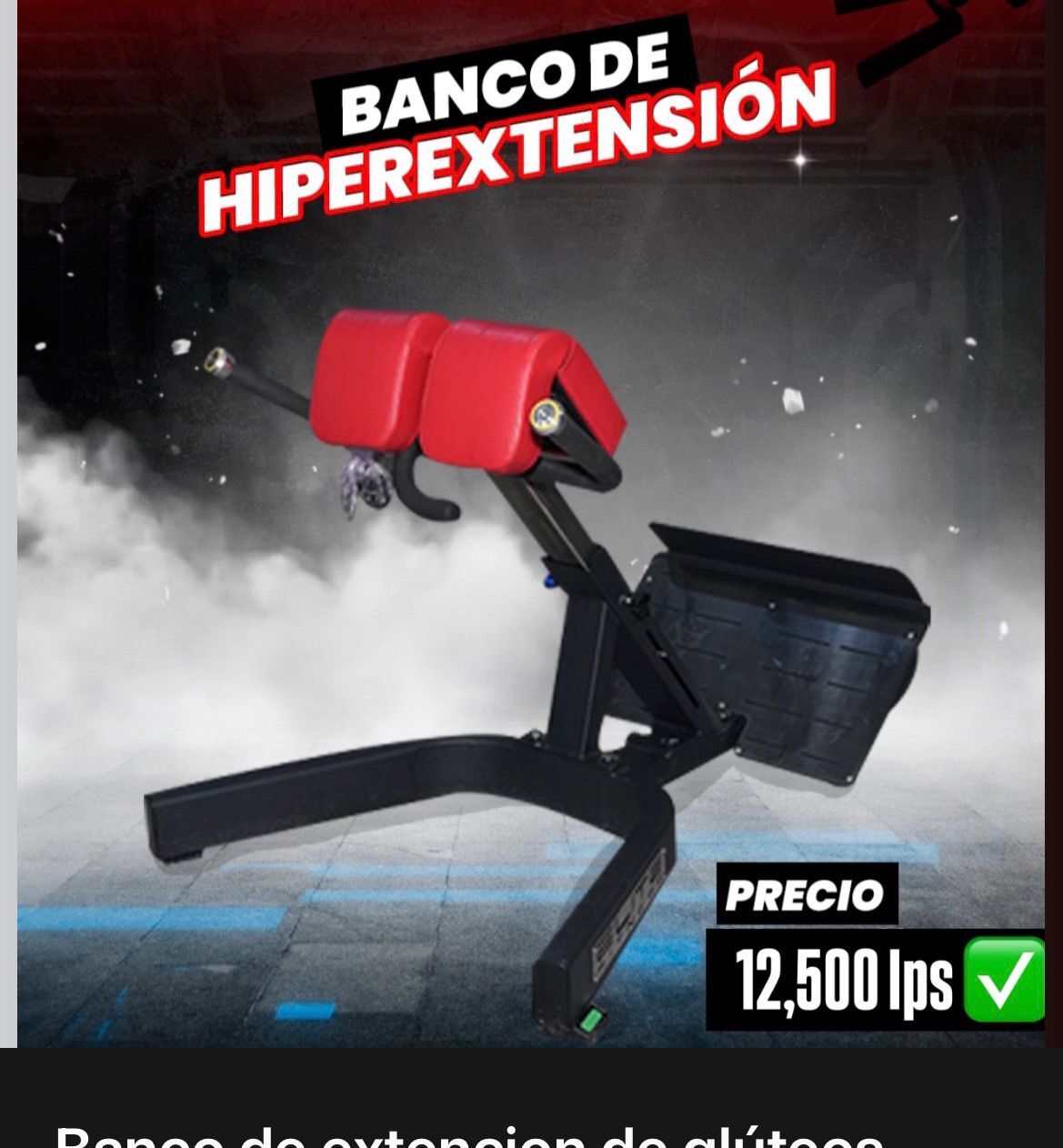 Banco de Extensión de Glúteos