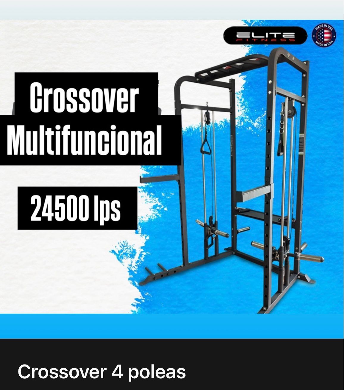 Crossover 4 Poleas Elite